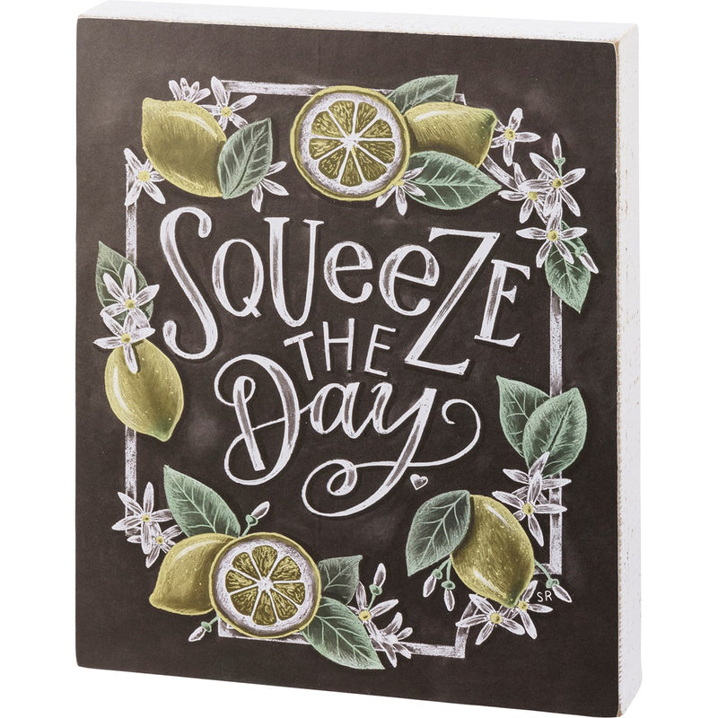 Squeeze The Day - Chalk Sign