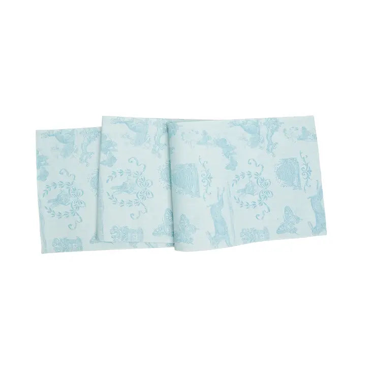 Blue Rabbit Table Runner