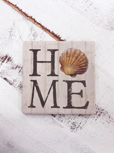 Home Shell Sq. Coaster